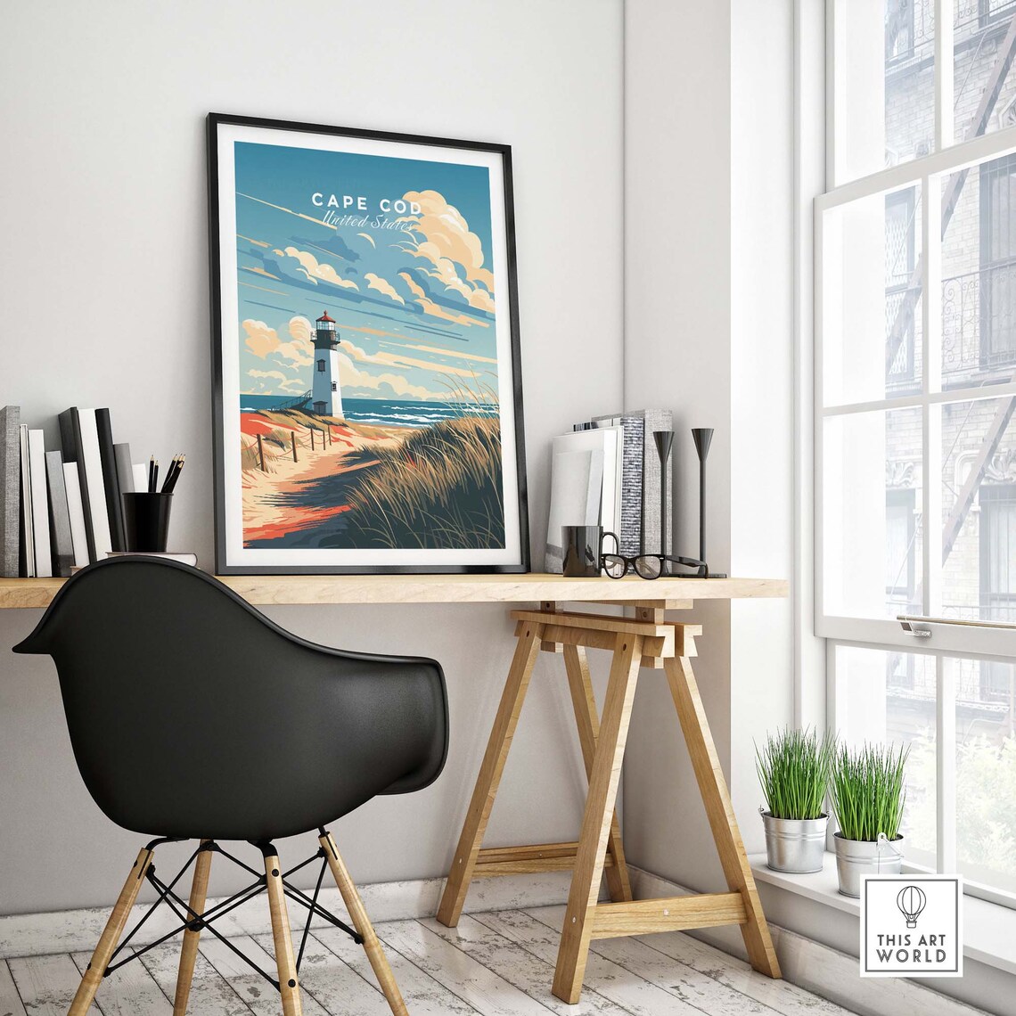 Cape Cod Travel Poster, Personal Wall Art Print - Image 4