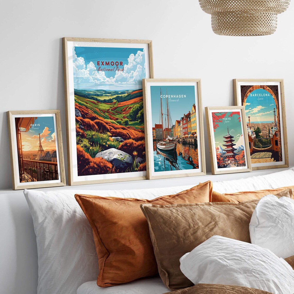 Exmoor National Park Art Print, Wall Decor Illustration - Image 3