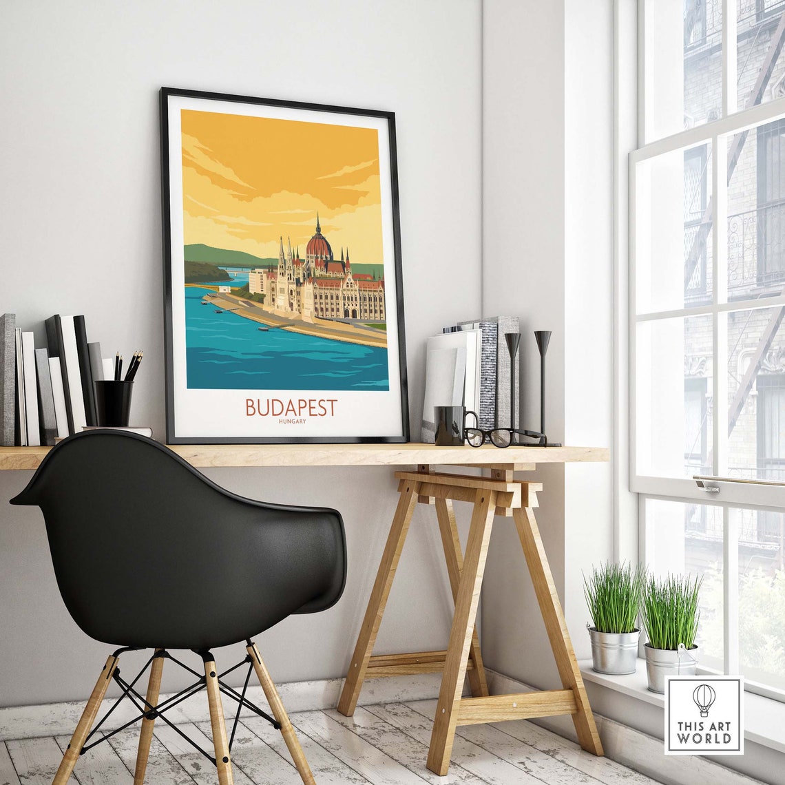 Budapest Gift Travel Poster - Image 4