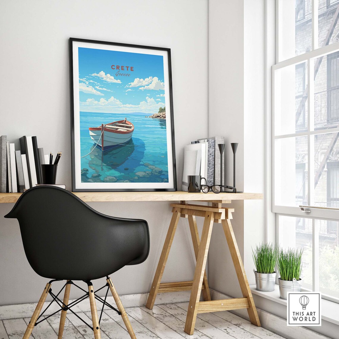 Crete Travel Poster, Greece Home Decor Print - Image 4