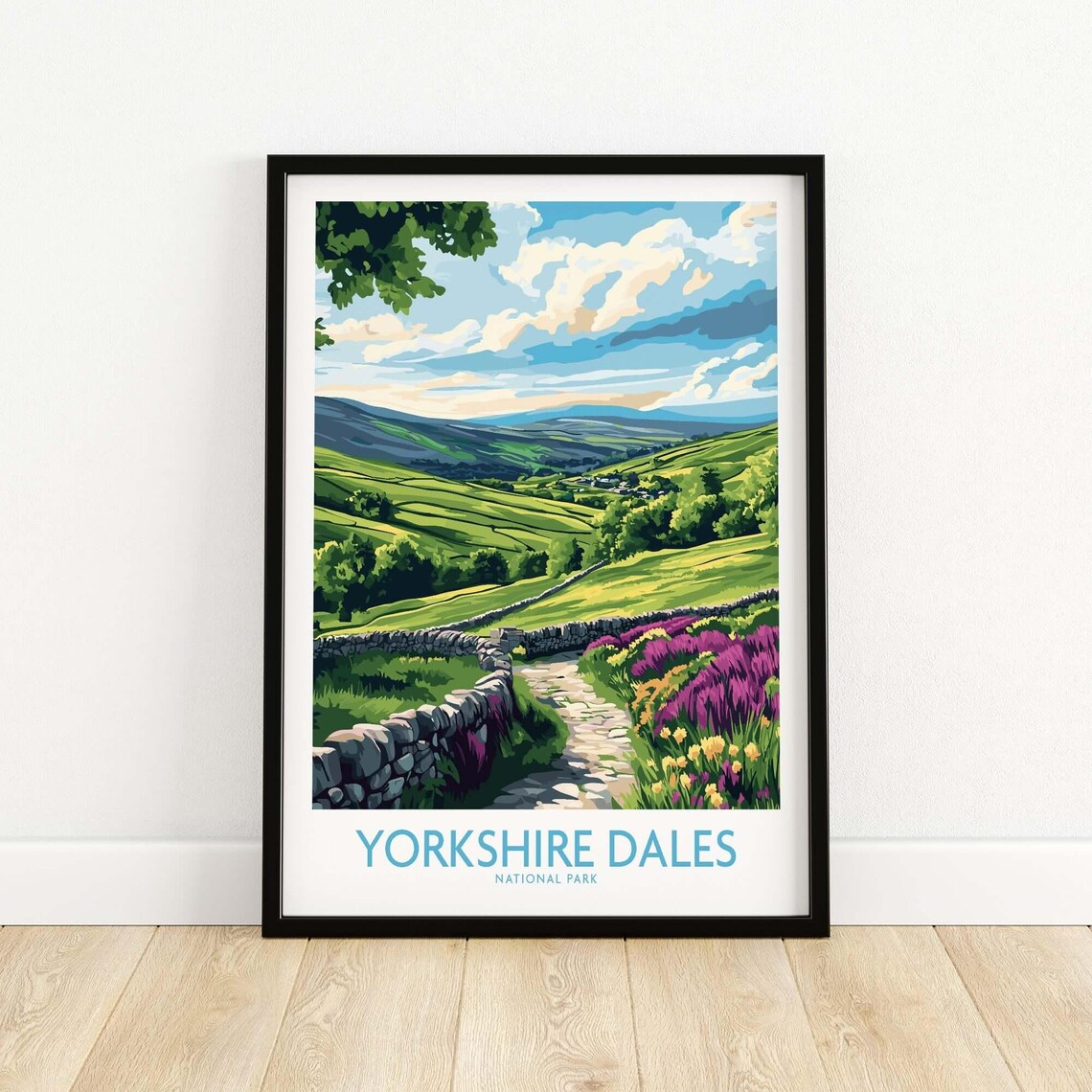Yorkshire Dales National Park Travel Poster - Image 5