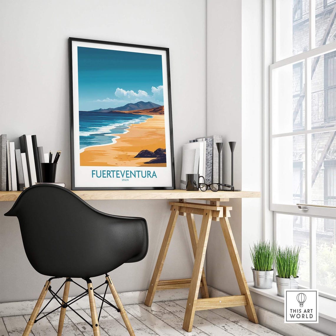Fuerteventura Travel Poster, Island Wall Decor - Image 4