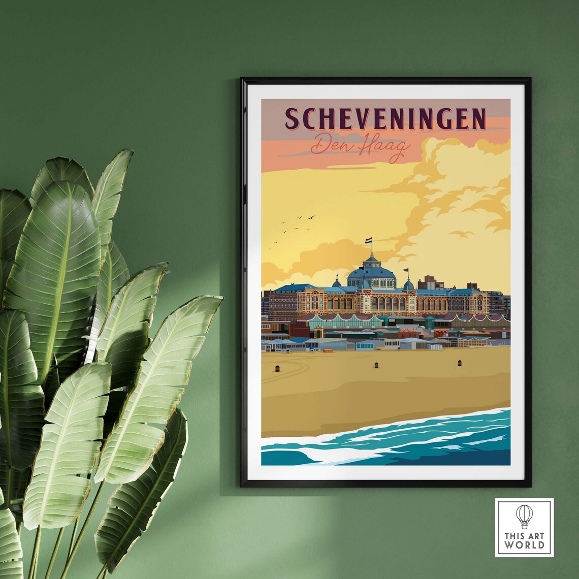 Scheveningen Poster, Den Haag Travel Poster - Image 2