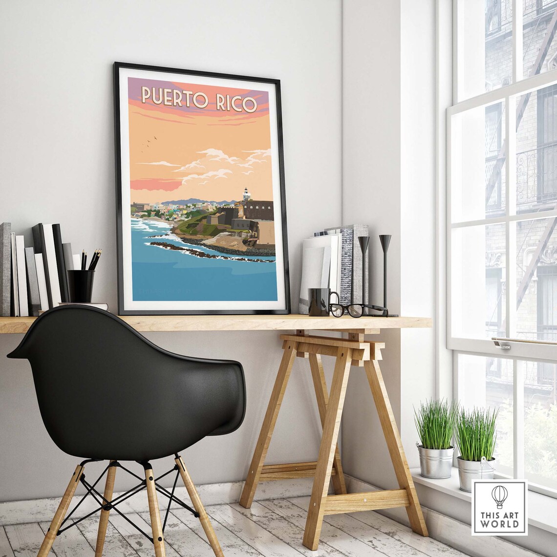 Puerto Rico San Juan Travel Poster Print - Image 4
