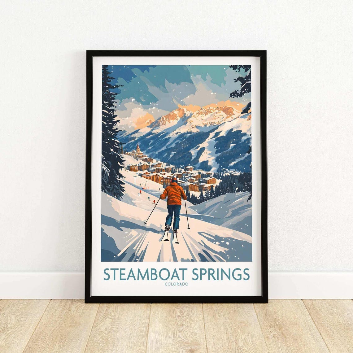 Steamboat Springs Colorado Ski Resort Poster - Image 5