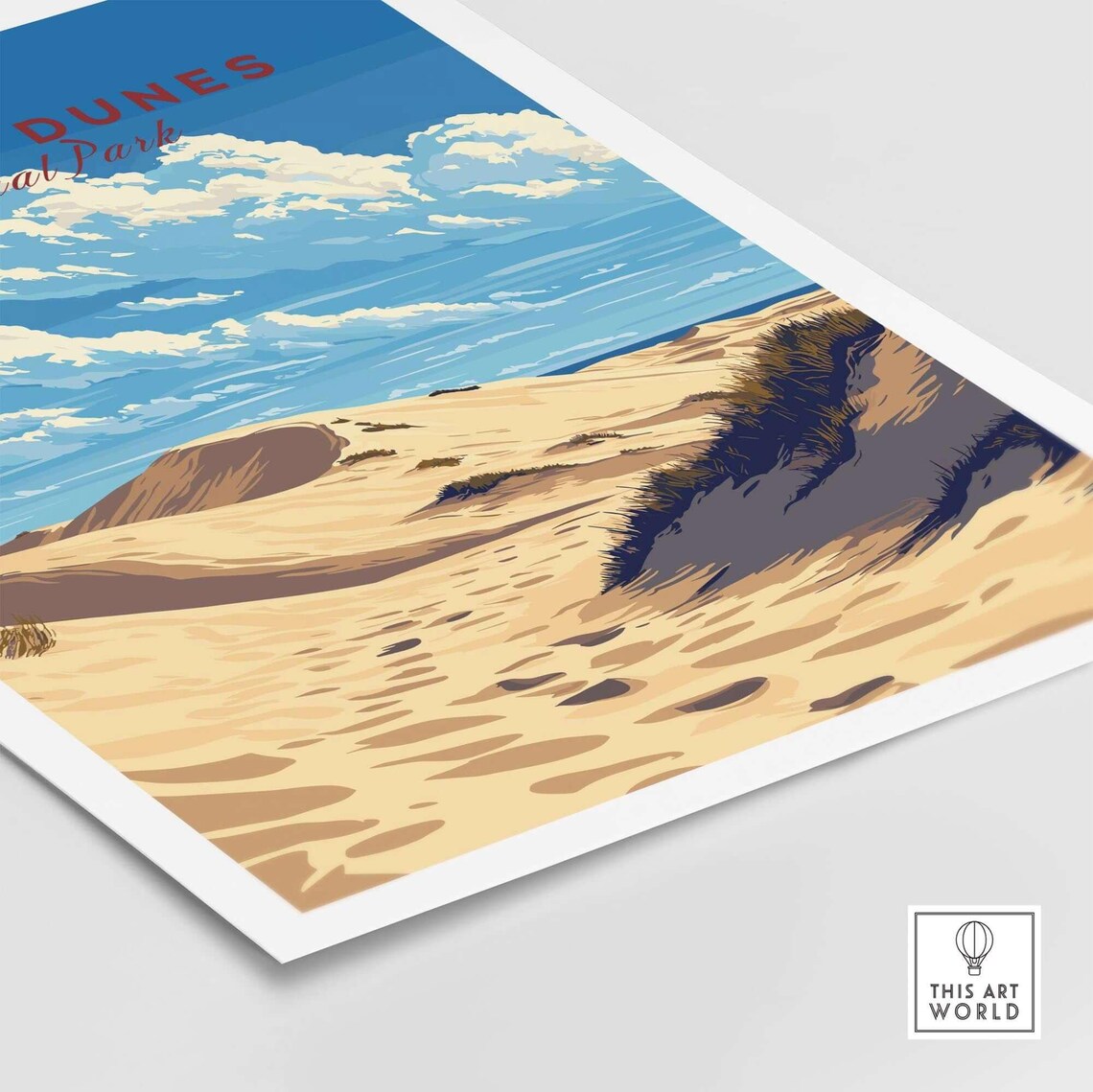 Indiana Dunes National Park Travel Poster - Image 5