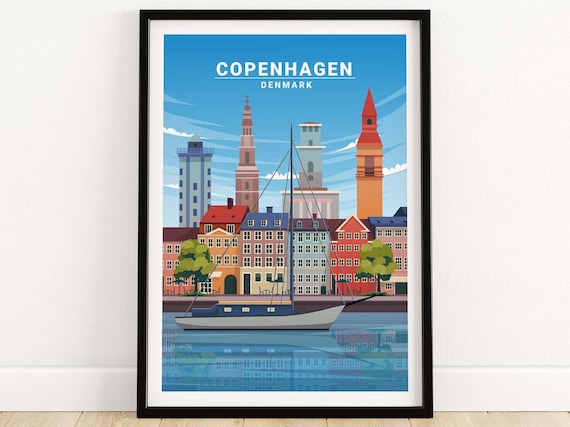 Copenhagen Print Gift Poster