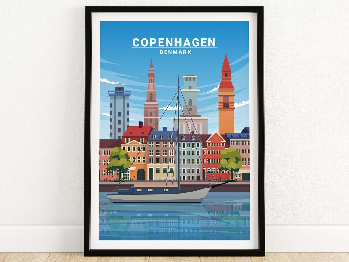 Copenhagen Print Gift Poster