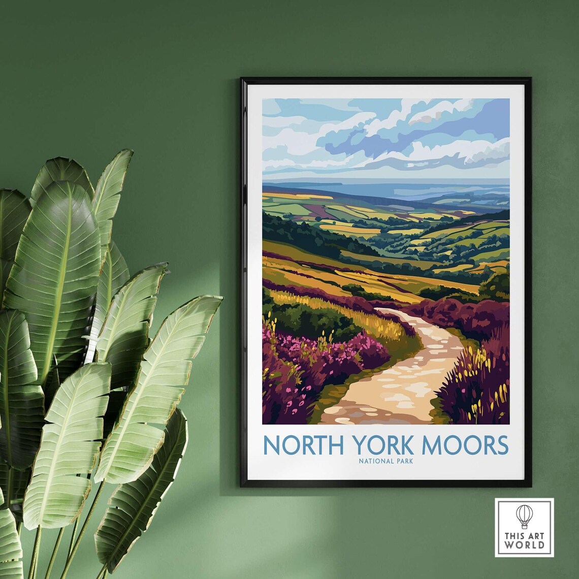 North York Moors Travel Poster, National Park - Image 2