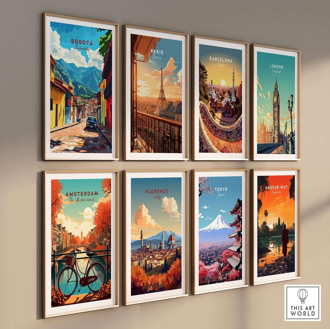 Bogota Wall Hanging Home Decor Art Print - Image 3