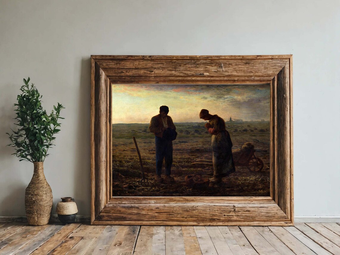 Jean Millet The Angelus Vintage Art Print - Image 2