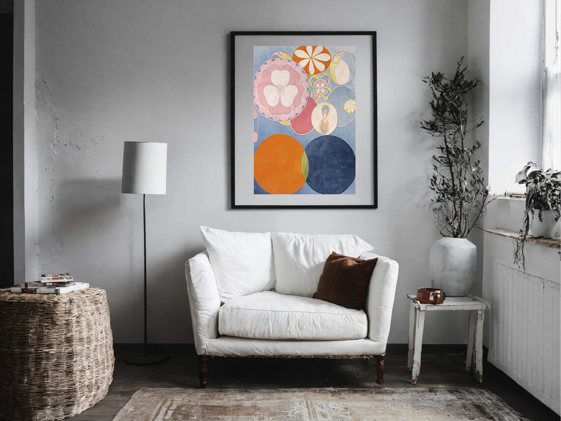 Hilma af Klint Childhood Abstract Spiritual Circle Art Poster - Image 4