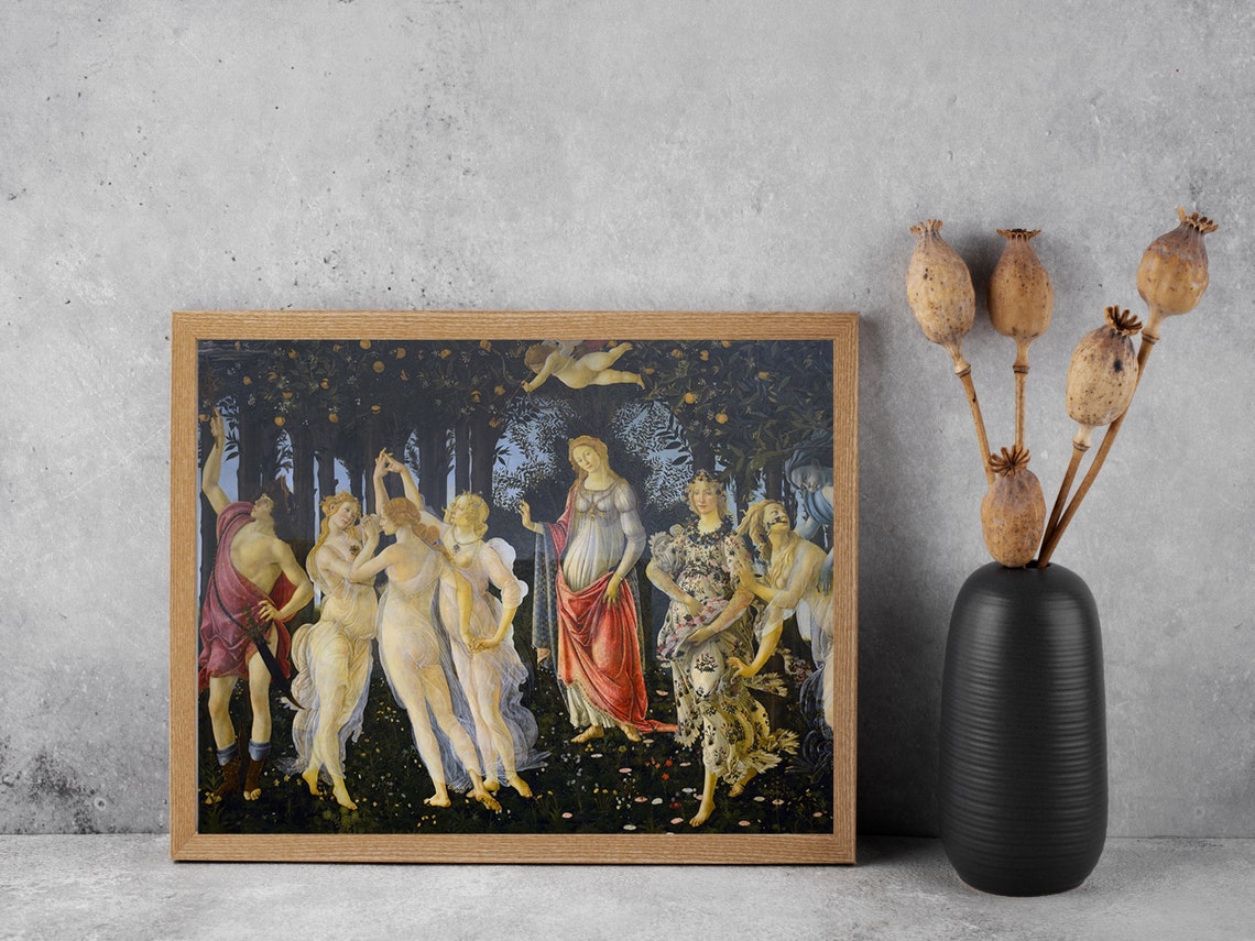 Botticelli Primavera Allegory of Spring Renaissance Masterpiece Poster - Image 7