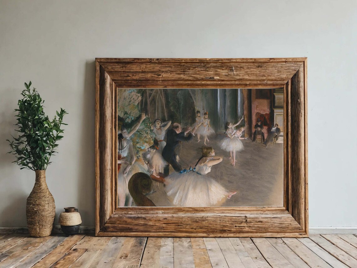 Edgar Degas The Dancing Class Painting Wall Art Decor Famous Portrait Print Fine Art Instant - Image 4