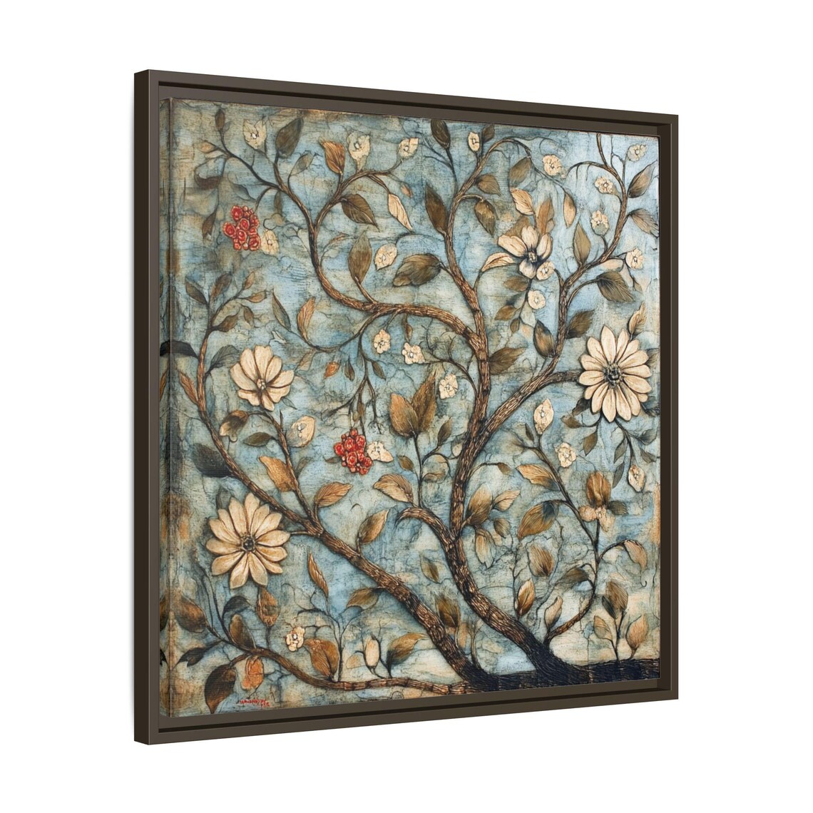 William Morris Inspired Floral Art Print, Botanical - Image 3