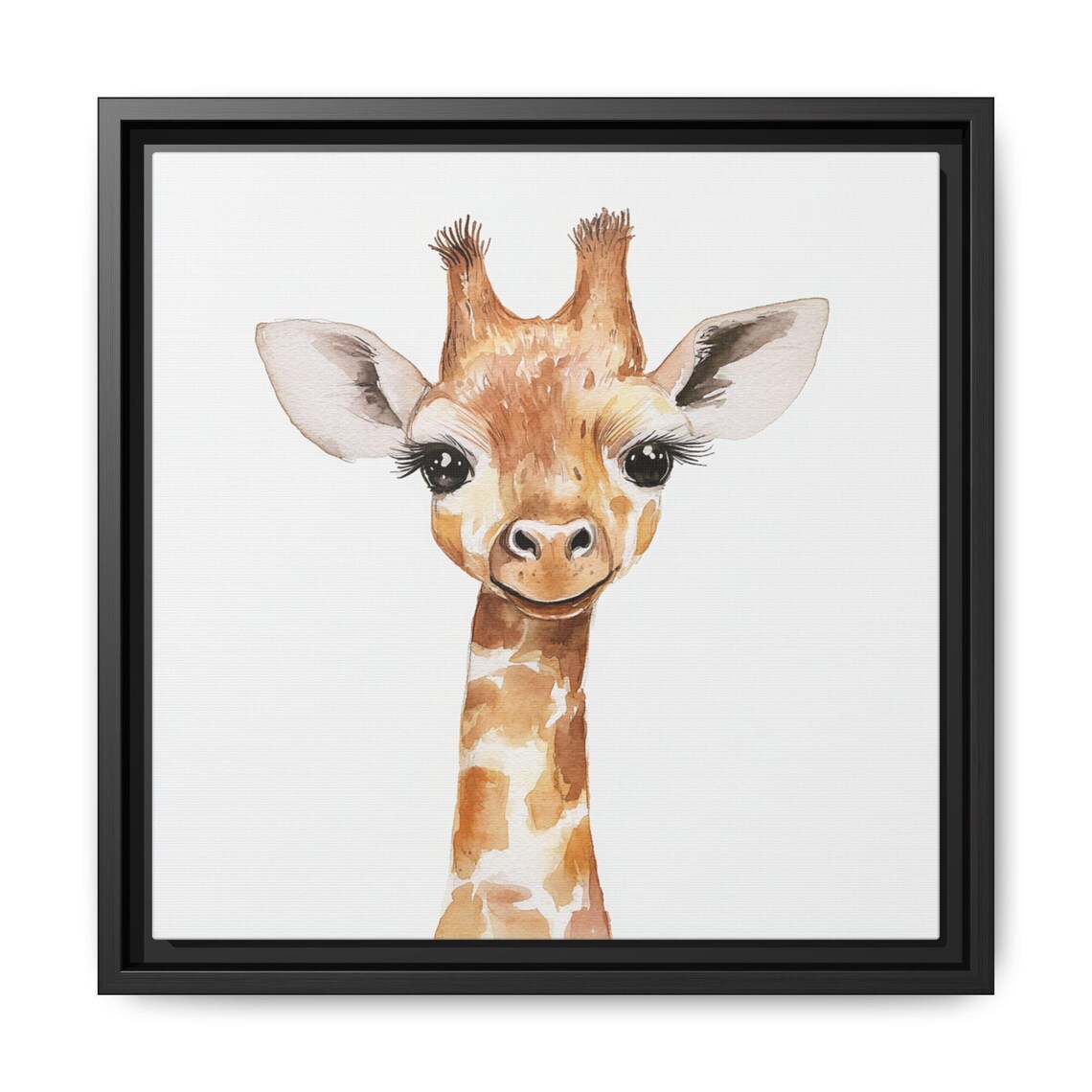 Baby Giraffe Watercolor Animal Print, Nursery Decor - Image 5