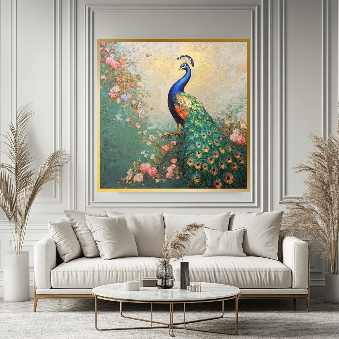 Vintage Peacock, Elegant Nature-Inspired Decor - Image 3