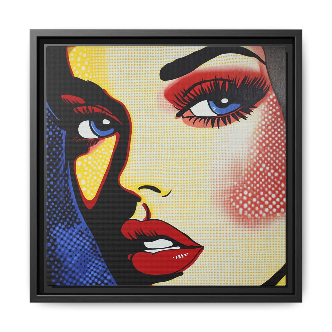 Lichtenstein Inspired Pop Art, Modern Art Poster - Image 5