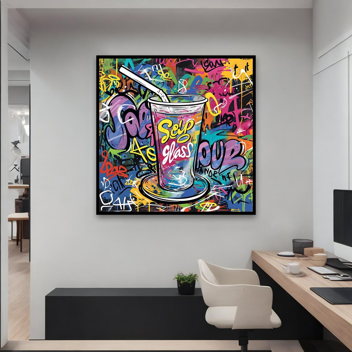Graffiti Pop Art, Modern Wall Art Print - Image 4