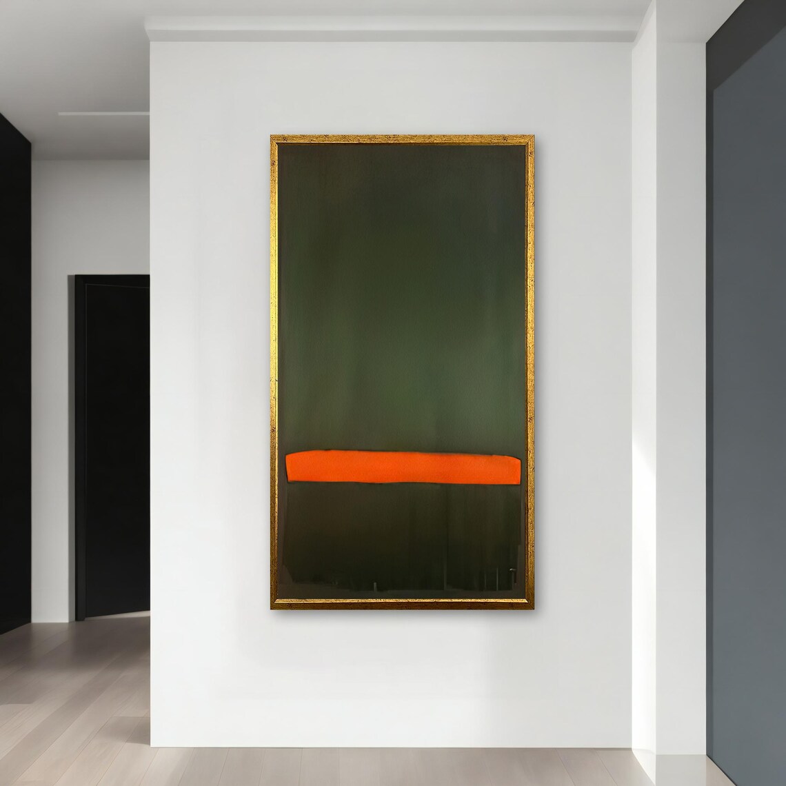 Mark Rothko Style Print Green And Orange Rothko Wall Decor Large Minimalist Painting Modern Home Decor Gift Idea - Image 4