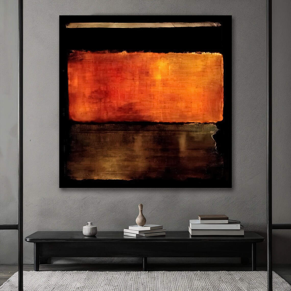 Abstract Mark Rothko Print Modern Wall Art Decor Rothko Painting Contemporary Minimalist Artwork Ready To Hang Artwork Gift Idea - Image 2