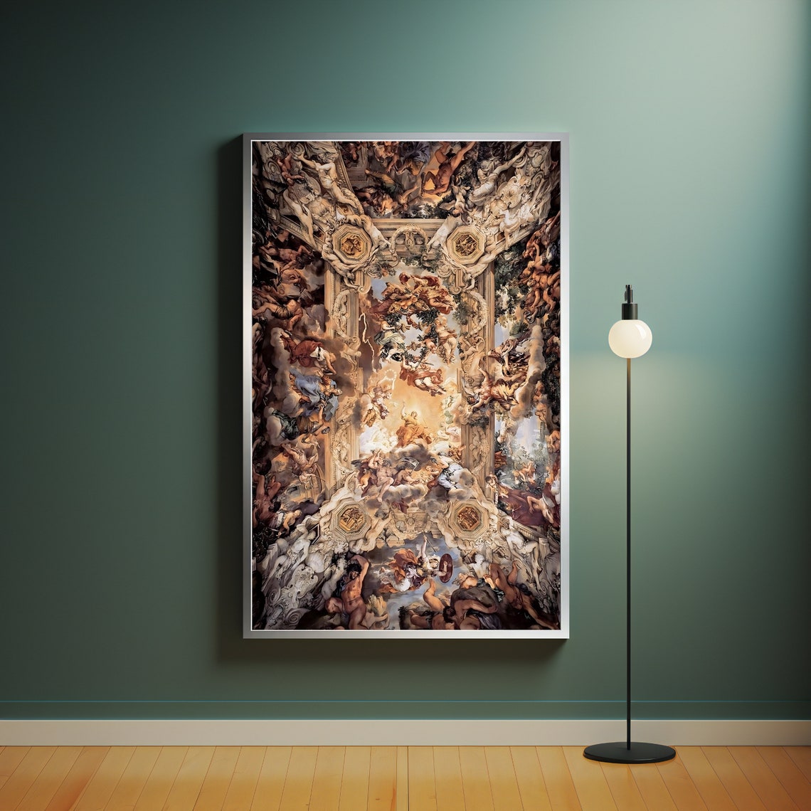 Baroque Ceiling Fresco Angels Classic Renaissance Style Art Poster - Image 4