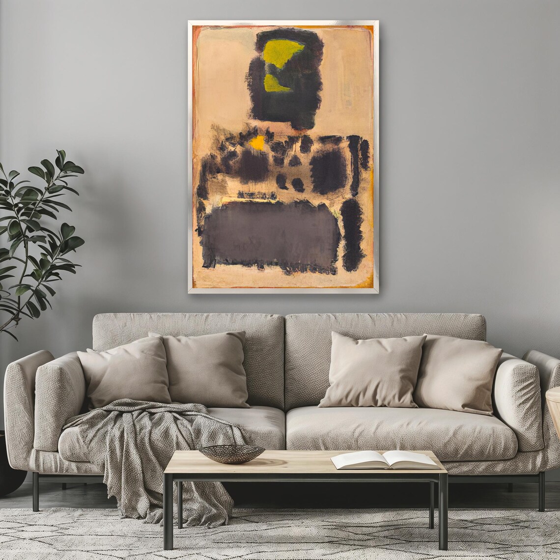 Mark Rothko Print Abstract Expressionist Artwork Vintage Style Large Wall Decor Gift Idea - Image 3