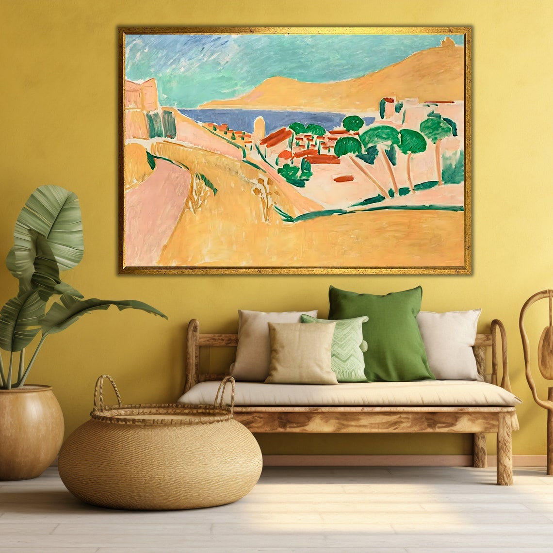 Collioure Landscape Print Matisse Fine Art Mid Century Modern Decor Framed Wall Art Ready To Hang Gift Idea - Image 4