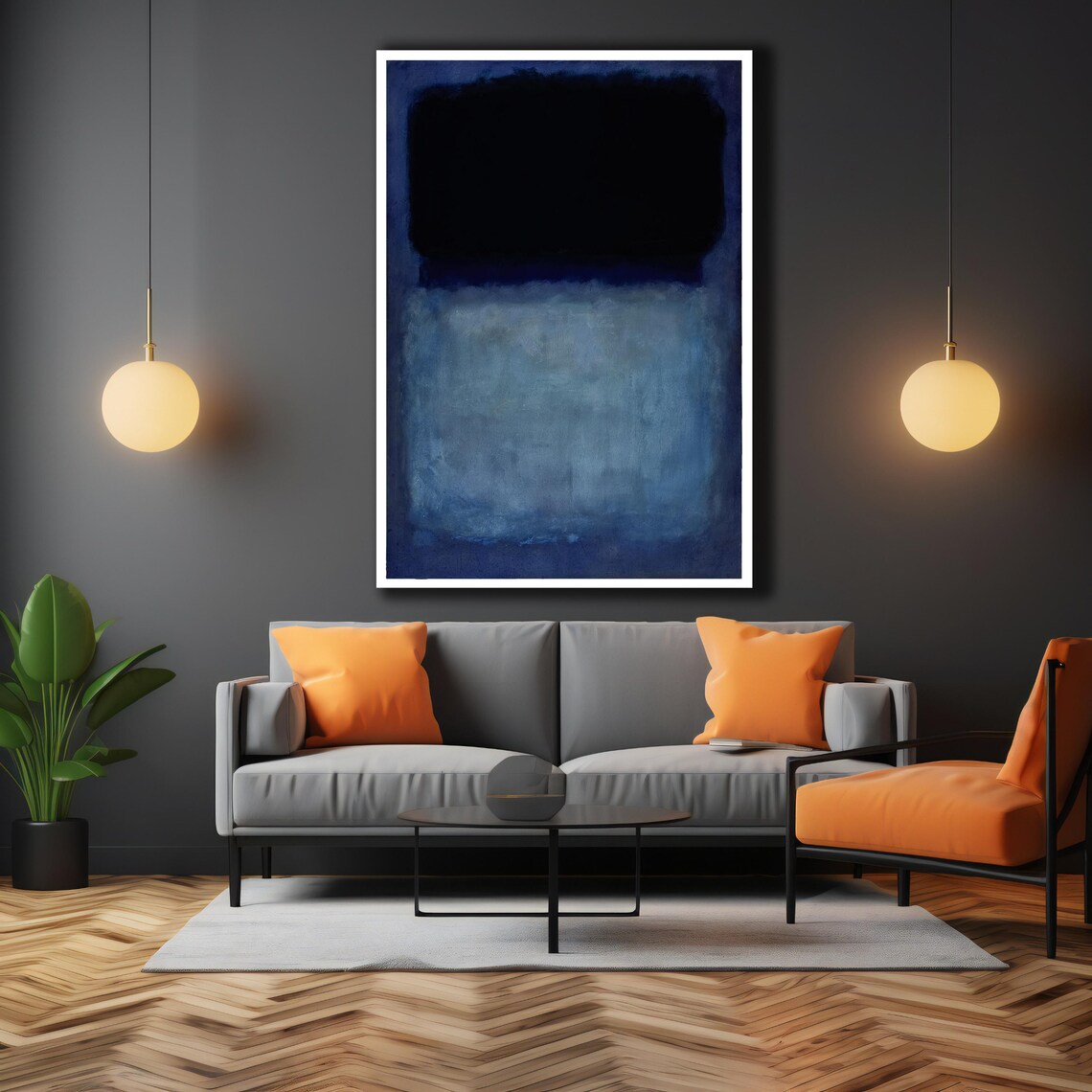 Mark Rothko Minimalist Abstract Art Print, Poster - Image 2