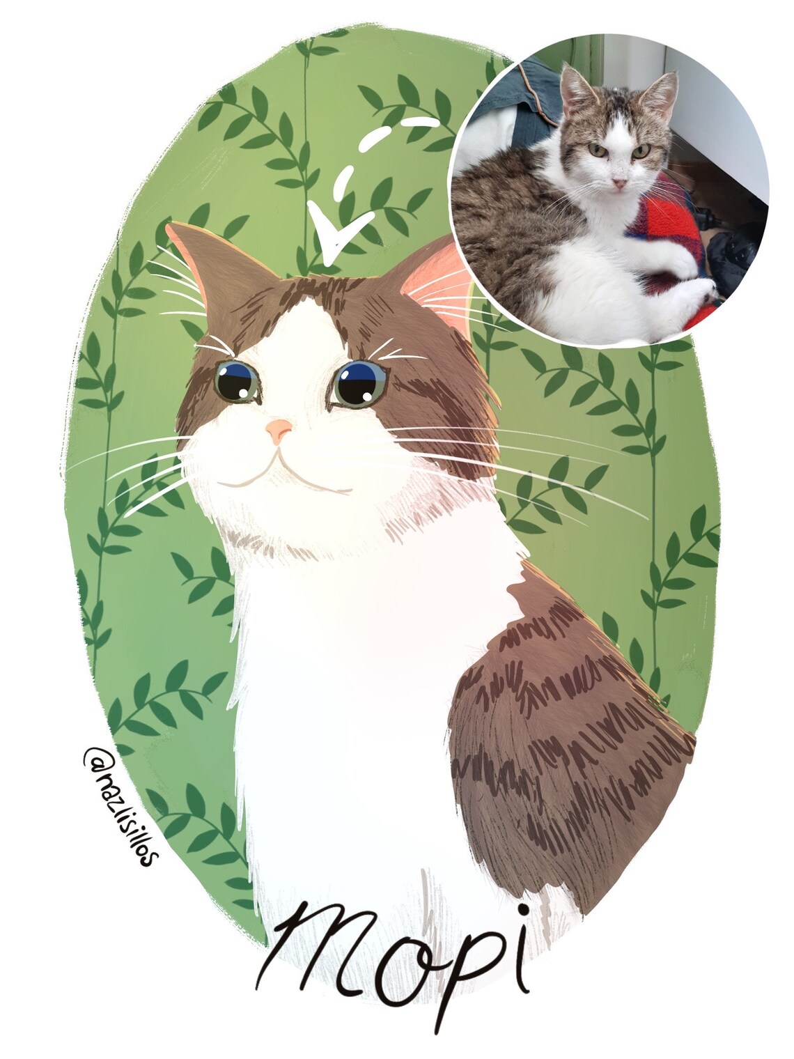 Custom Pet Portrait From Photo Handmade Dog Portrait Art Personalized Gift For Loss Of Dog Portrait Gift For Birthday Dog Memorial Gift - Image 2