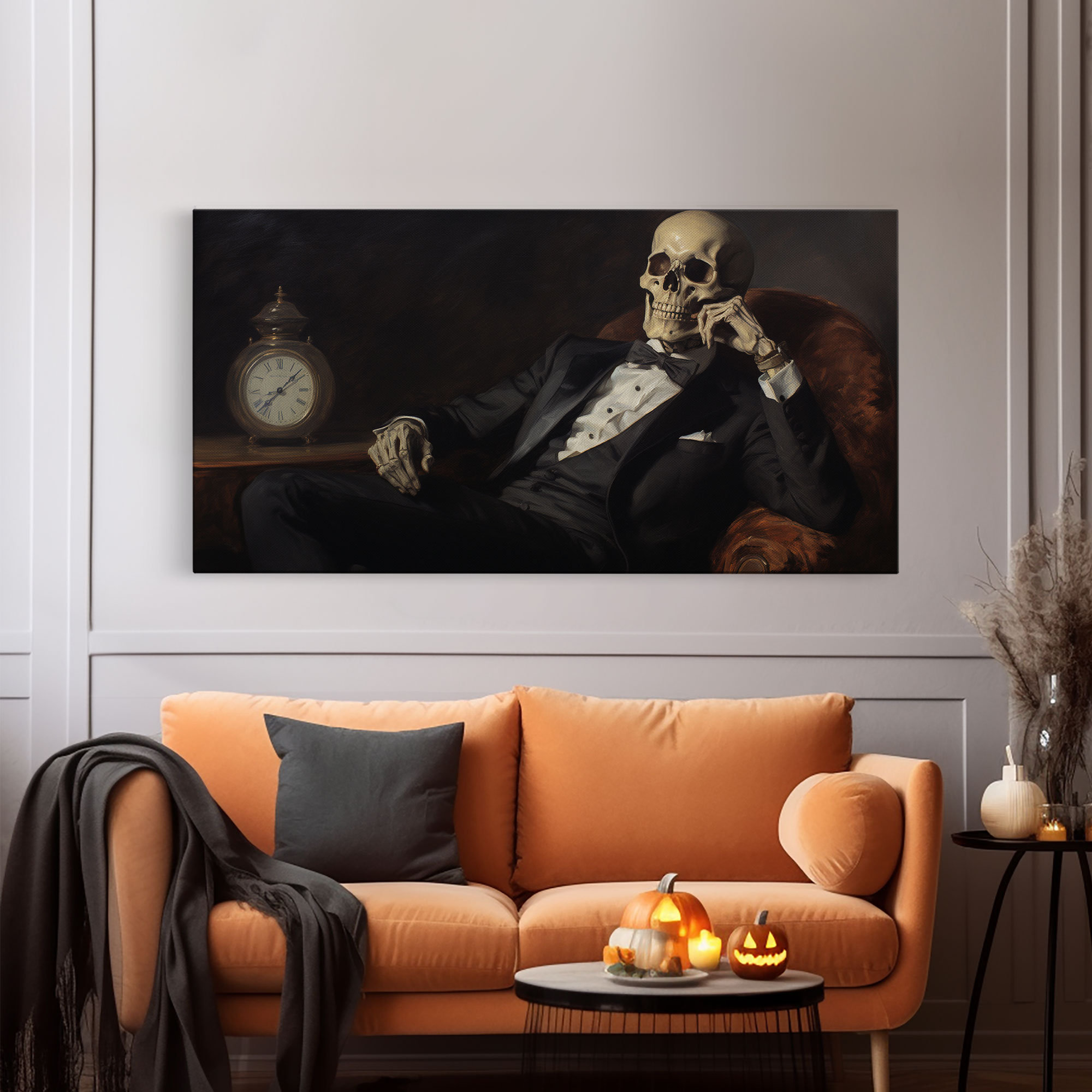 Renaissance Skeleton, Dark Academia Poster Print - Image 6