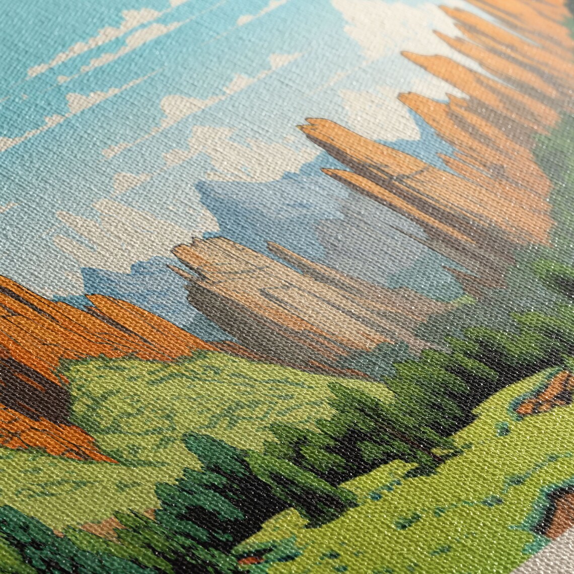 Pinnacles National Park Minimalist Travel Poster - Image 2