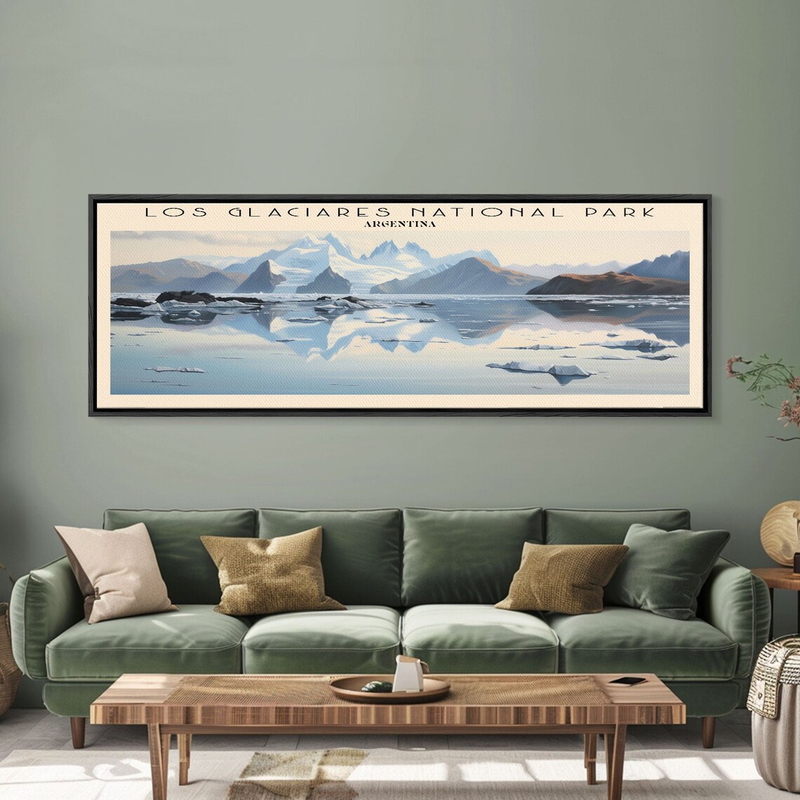 Los Glaciares Argentina Glacier Lake Iceberg Mountain Travel Poster - Image 4