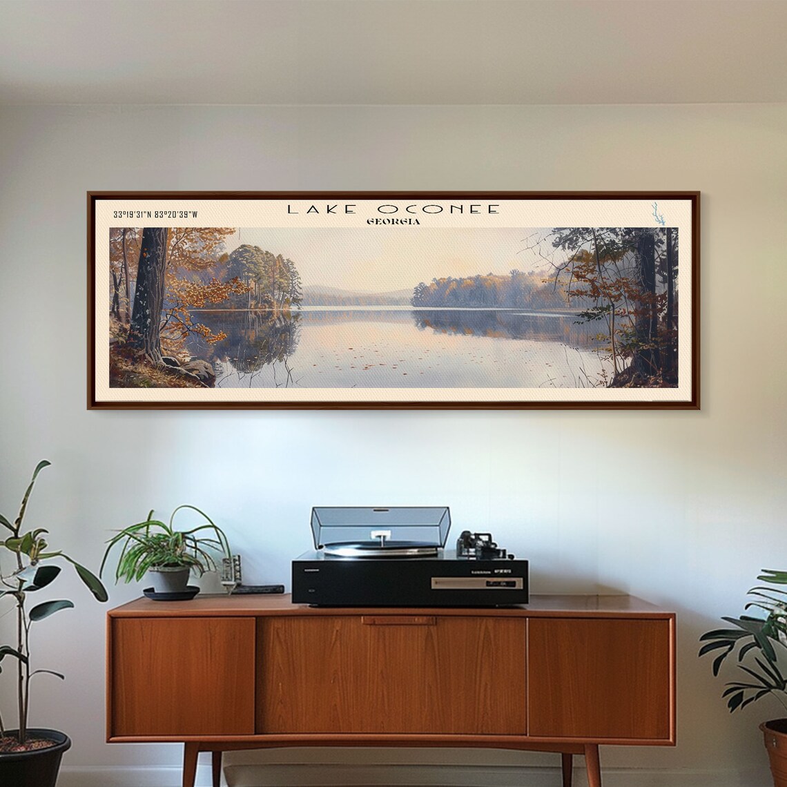 Lake Oconee Georgia Travel Poster, Serene Landscape - Image 5
