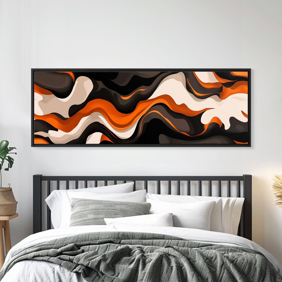 Retro Abstract Art Print, Oversized Extra Wide - Image 5