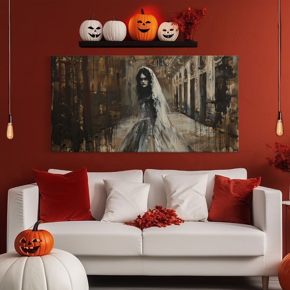 Ghostly Bride Haunted Wedding, Halloween Decor - Image 6