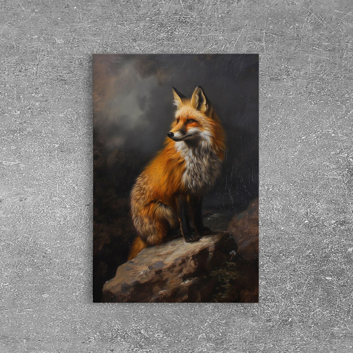 Red Fox Portrait Art Print, Fall Decor for Fox Lovers - Image 6