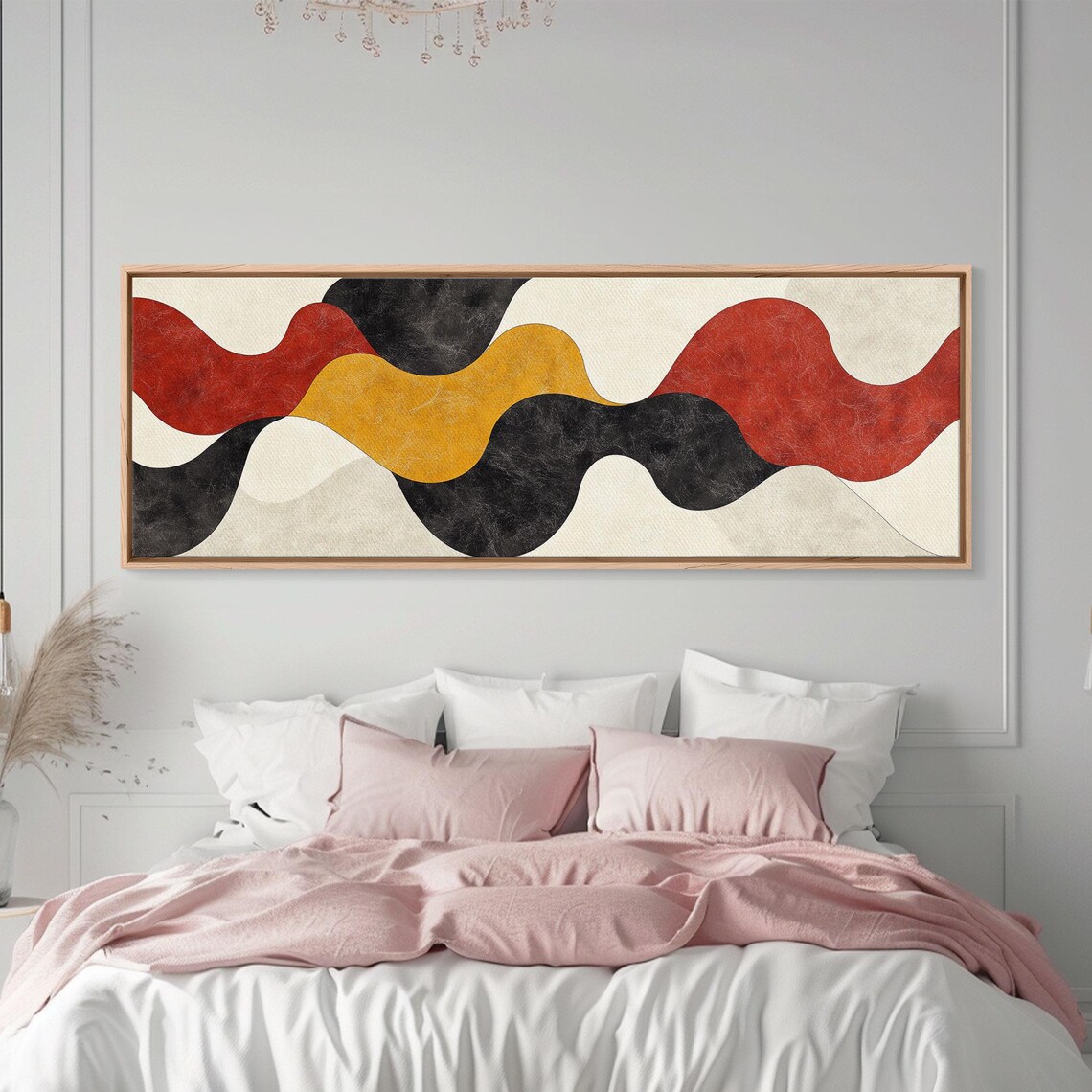 Neutral Abstract Geometric Shapes Pattern, Minimalist - Image 6