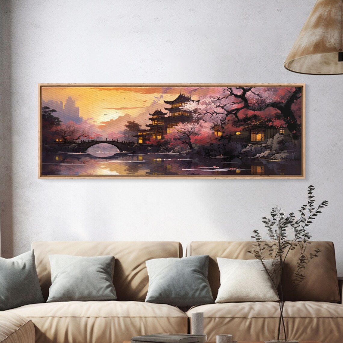 Dawn in Kyoto, Japan Travel Poster, Japanese Style - Image 4
