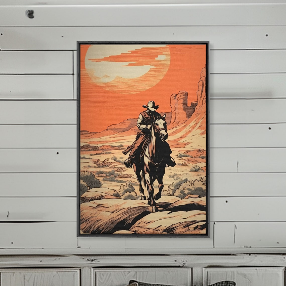 Lonely Cowboy Print - Image 4