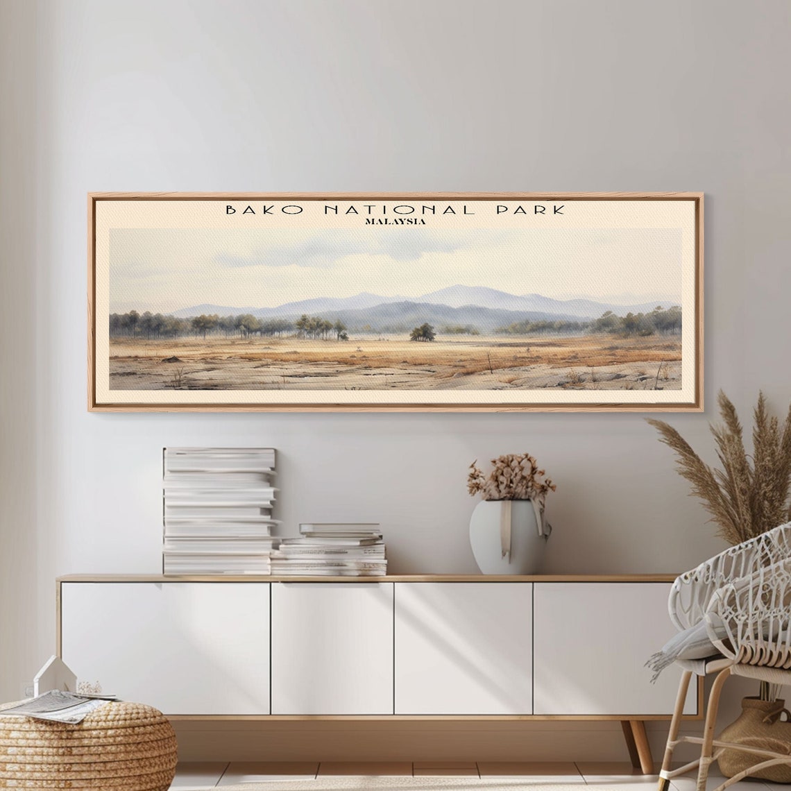 Bako National Park Travel Poster Print Framed Wall Art Metal Wall Art Malaysia Art Gift For Him Travel Wall Art Travel Lover Gift - Image 6