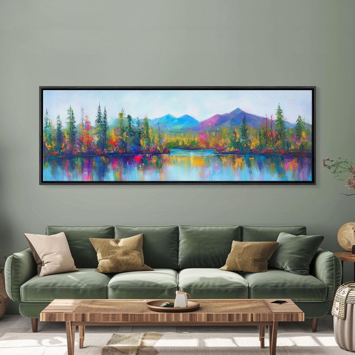Abstract Landscape Surreal Art Print, Panoramic Fantasy - Image 5