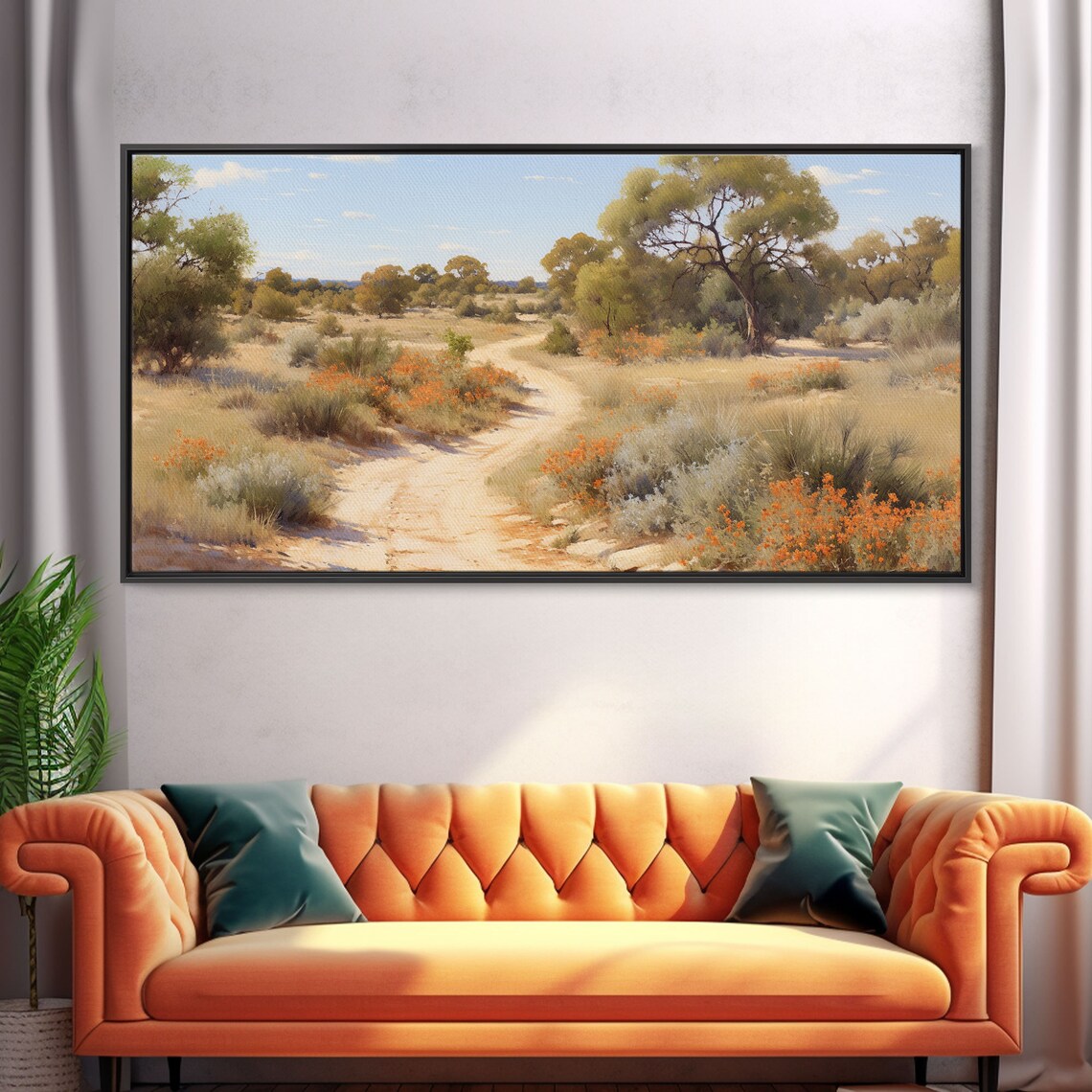 West Texas Prairies Oil Painting Print, Texan Art - Image 4