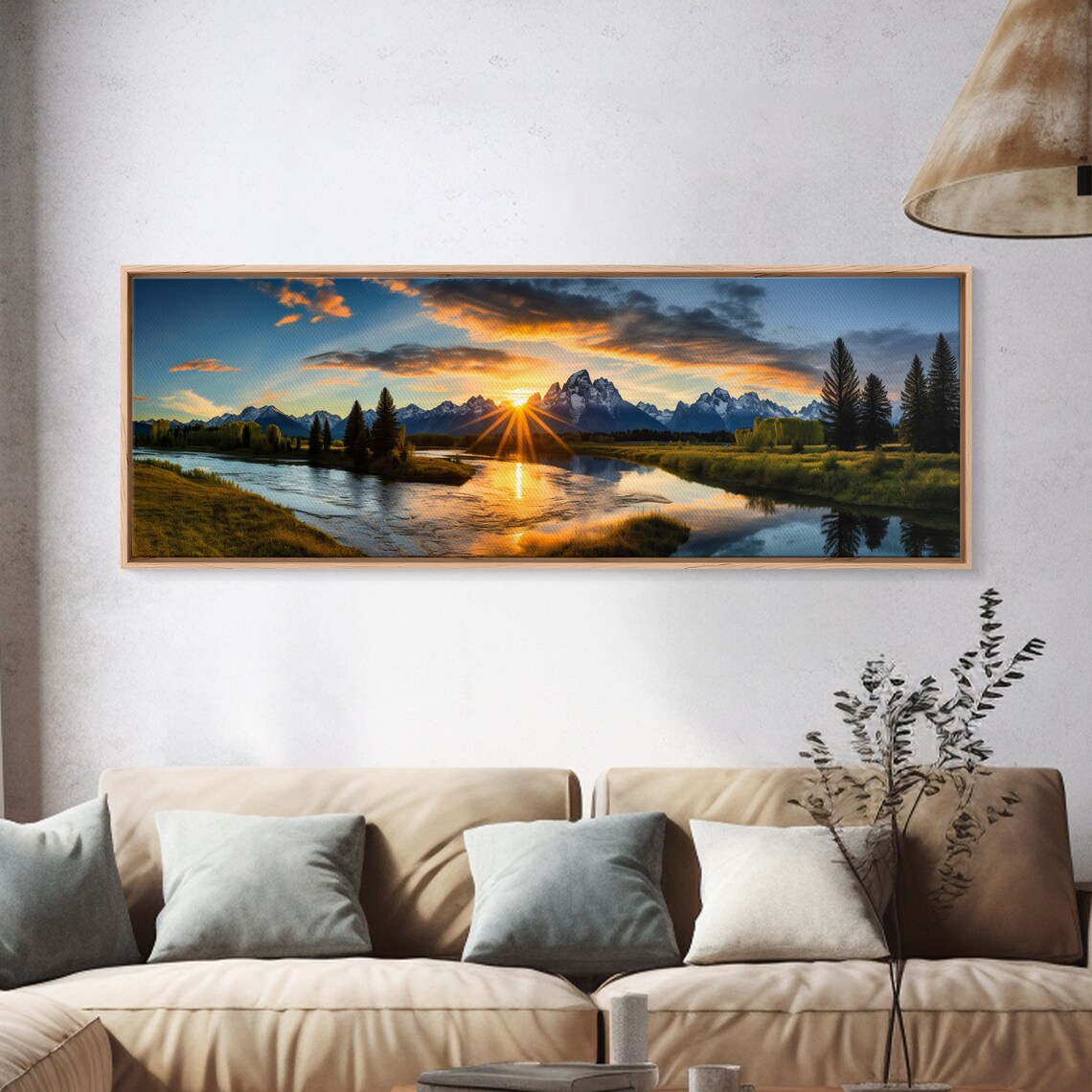 Grand Teton National Park Panoramic Travel Poster - Image 4