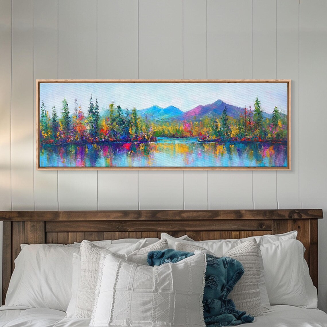 Abstract Landscape Surreal Art Print, Panoramic Fantasy