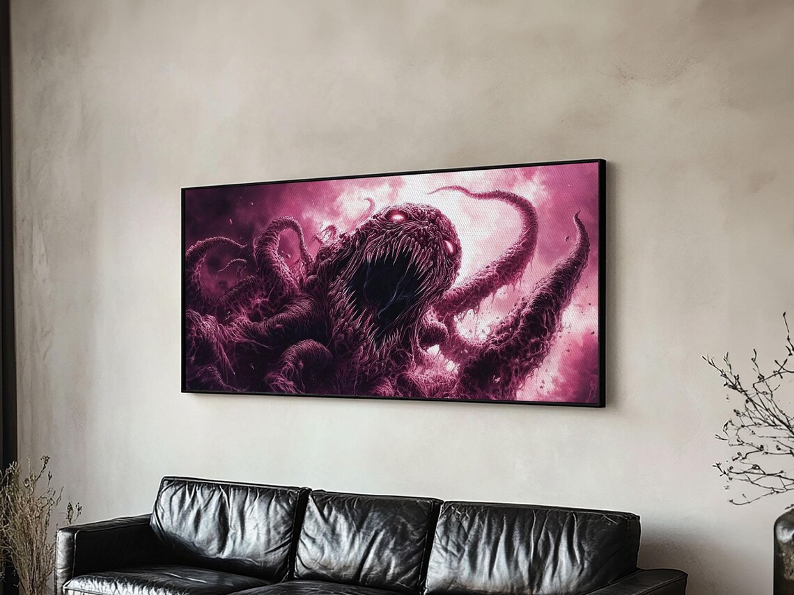 Cosmic Horror Art Print, Halloween Decor - Image 4