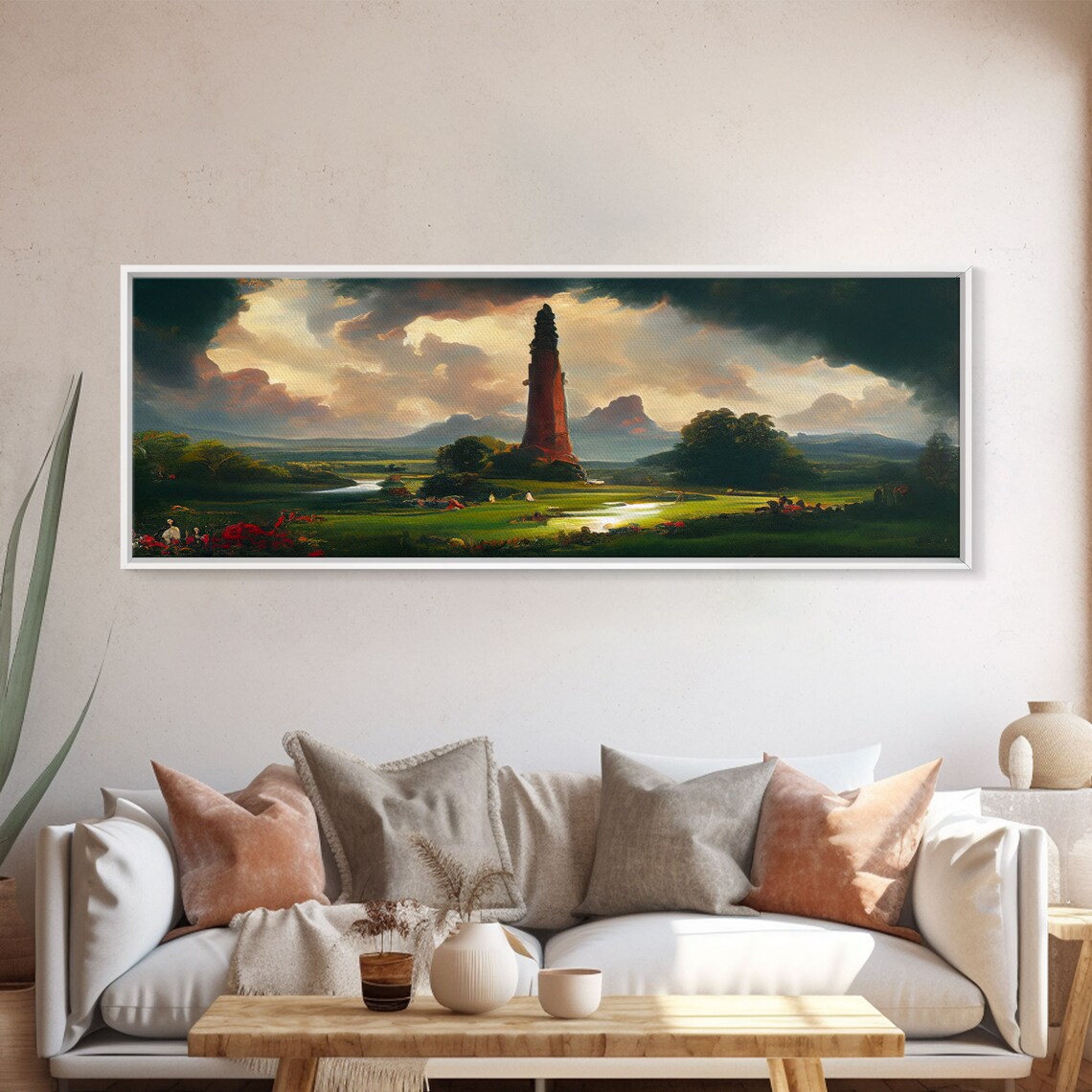 Dark Tower Panoramic Fantasy Concept Art Print - Image 5