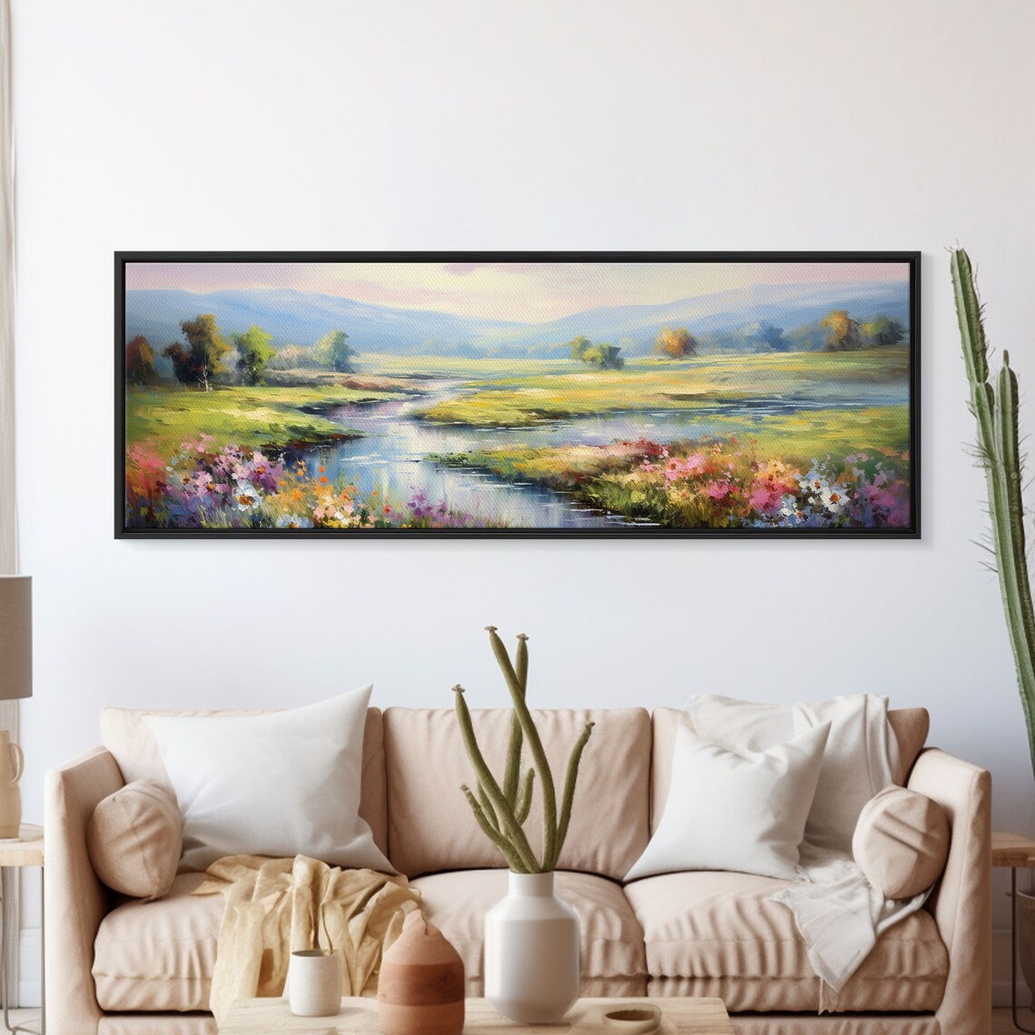 Mountain And Forest Wall Art Hill And Trees Wall Decor Nature And Forest Decoration Print Home Decor Wall Hanging - Image 5