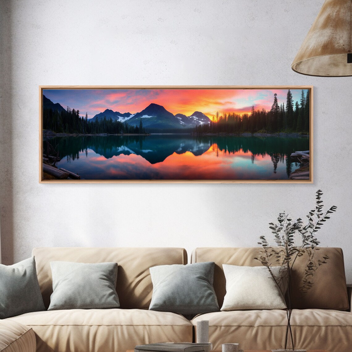 North Cascades National Park Sunset Alpine Lake Peaks Reflection Poster - Image 3