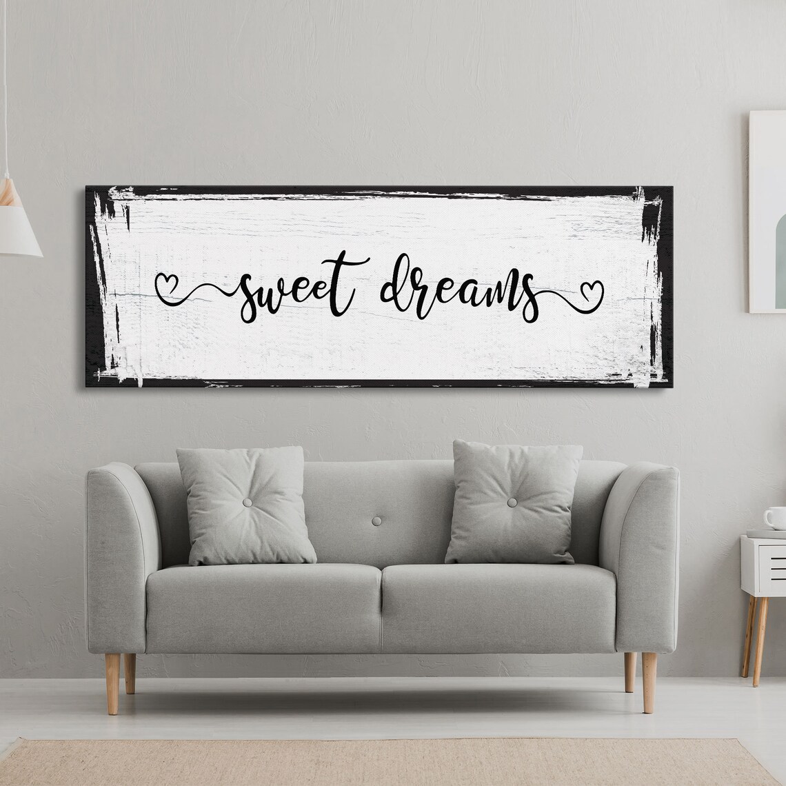 Sweet Dreams Bedroom Sign, Master Bedroom Wall Art Print